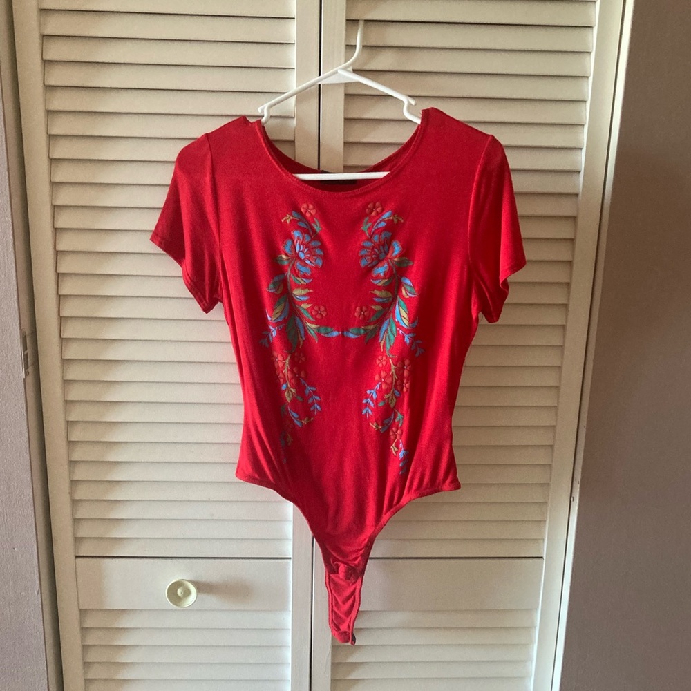 Red Bodysuit